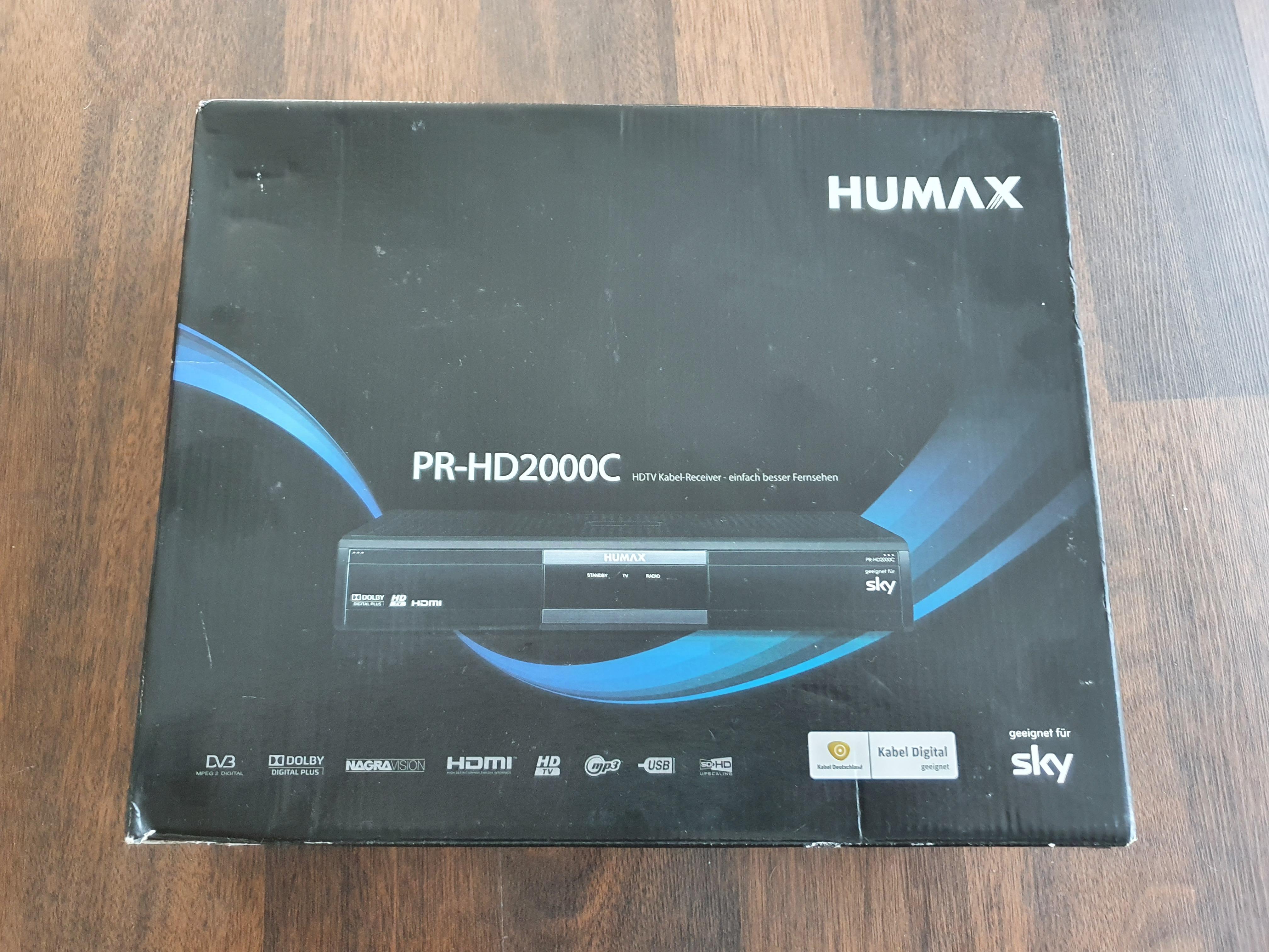 Humax PR-HD 2000C SKY & HDTV Kabel Receiver #1