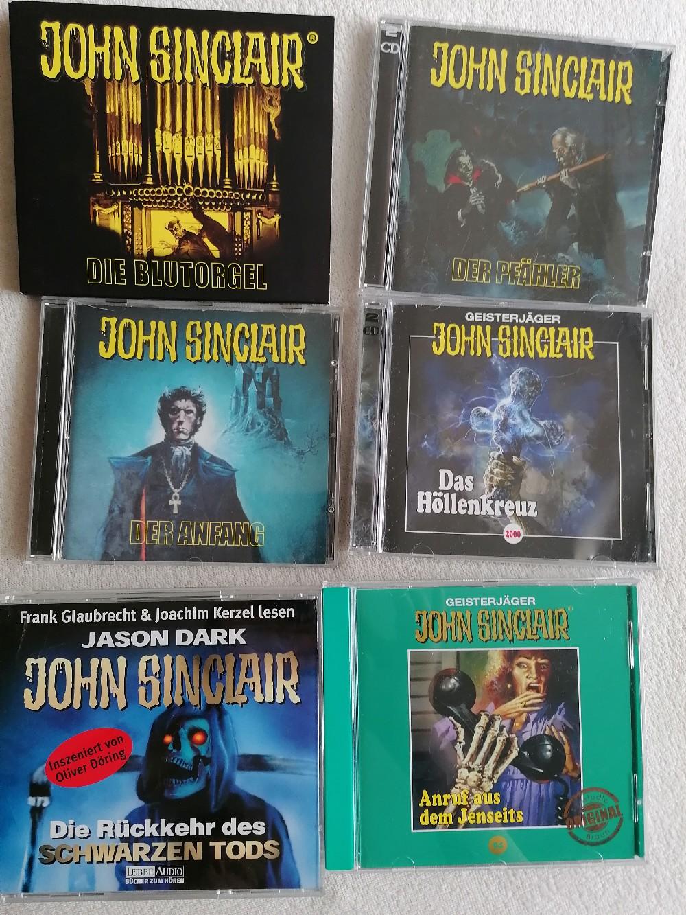 6 CD's John Sinclair, VB!  #1