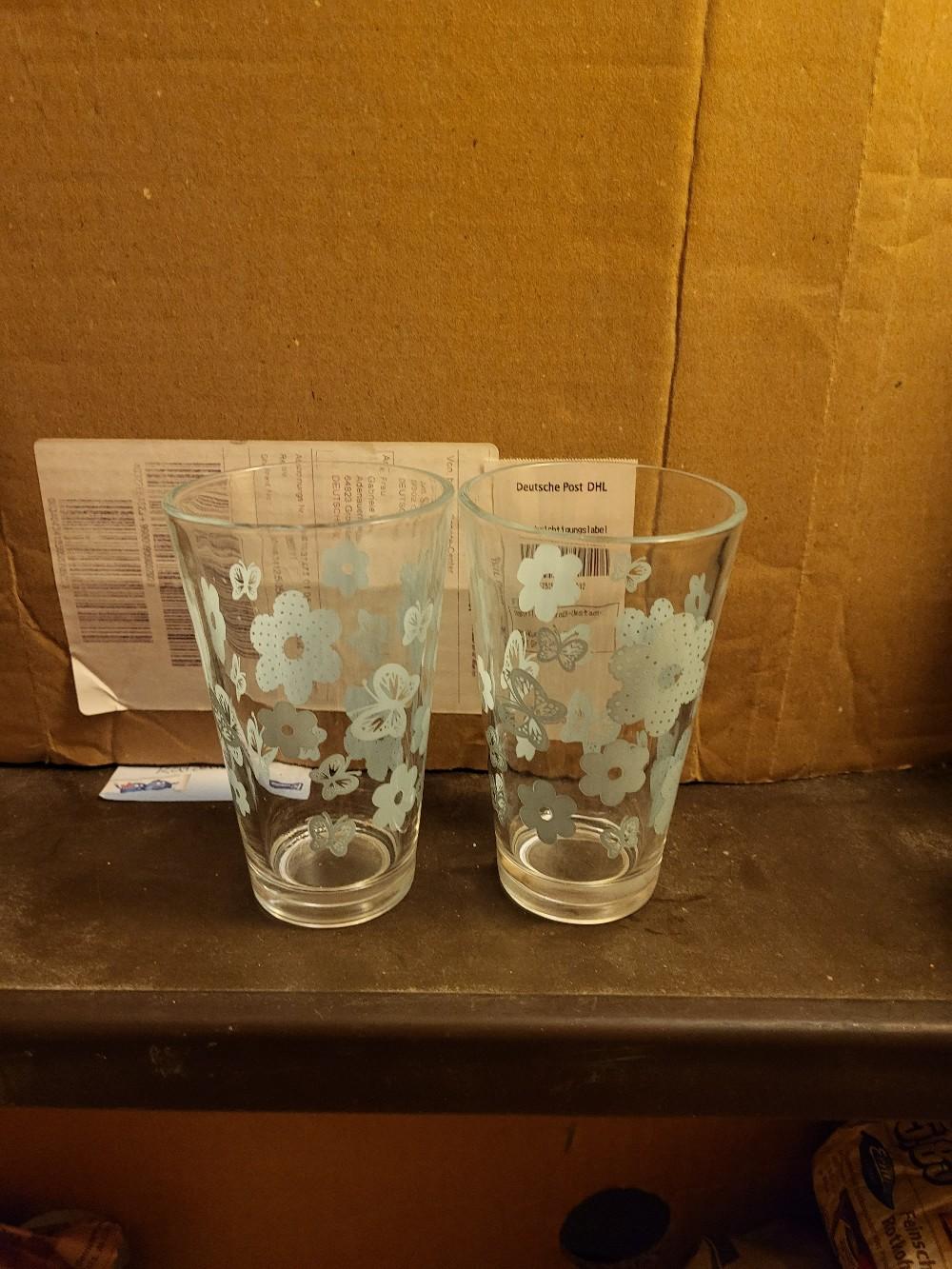 ?2 tolle Blumen Gläser ? #1