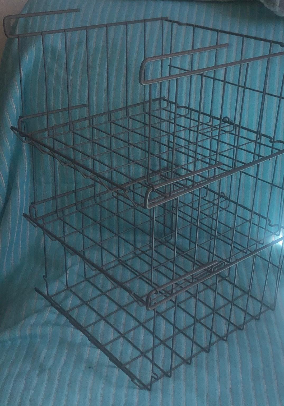 3er Set Drahtkörbe Hängeregal Aufbewahrung #1