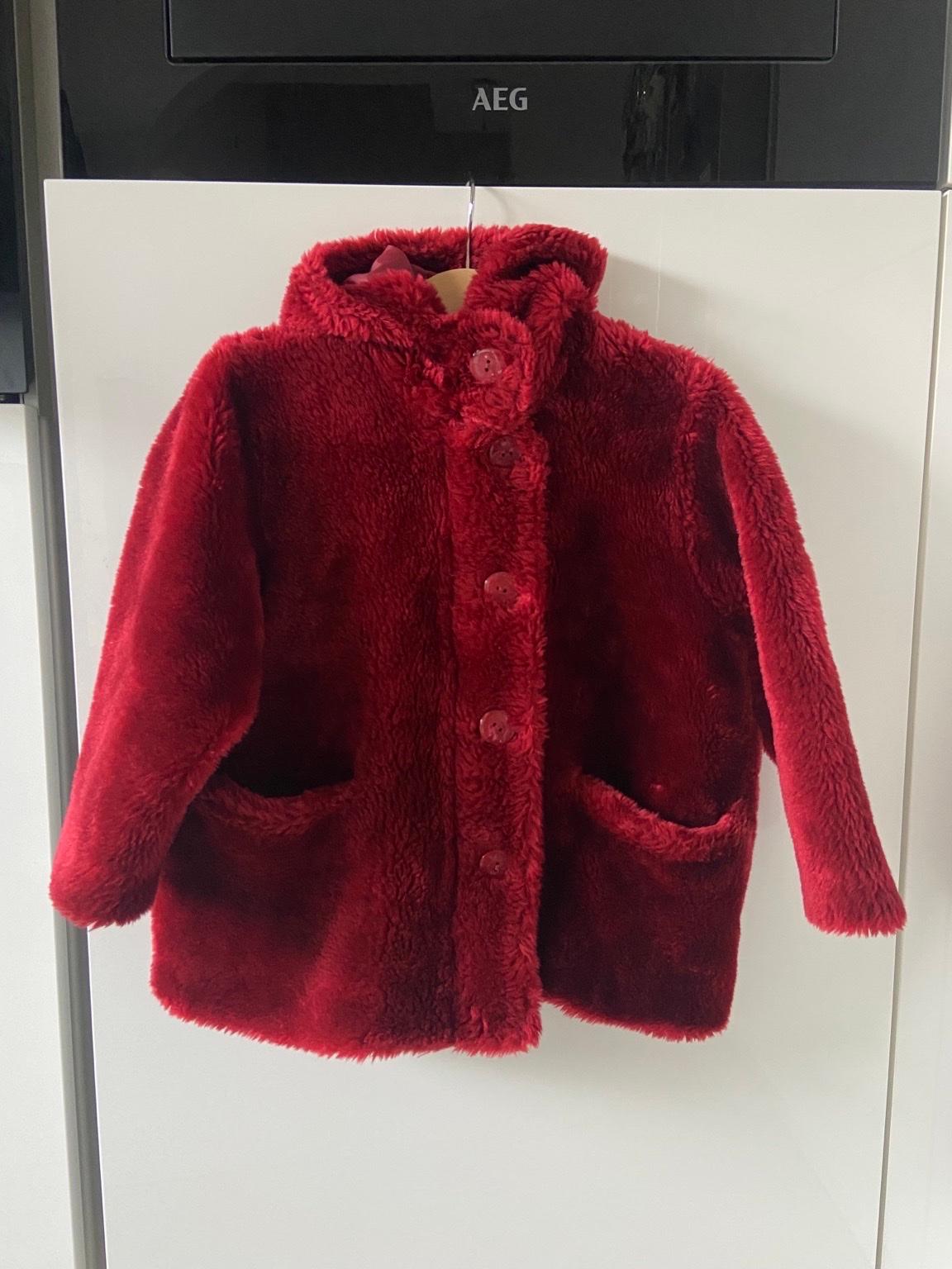 Real Mädchen Kinder Kunstfell Mantel Gr. 98 #1