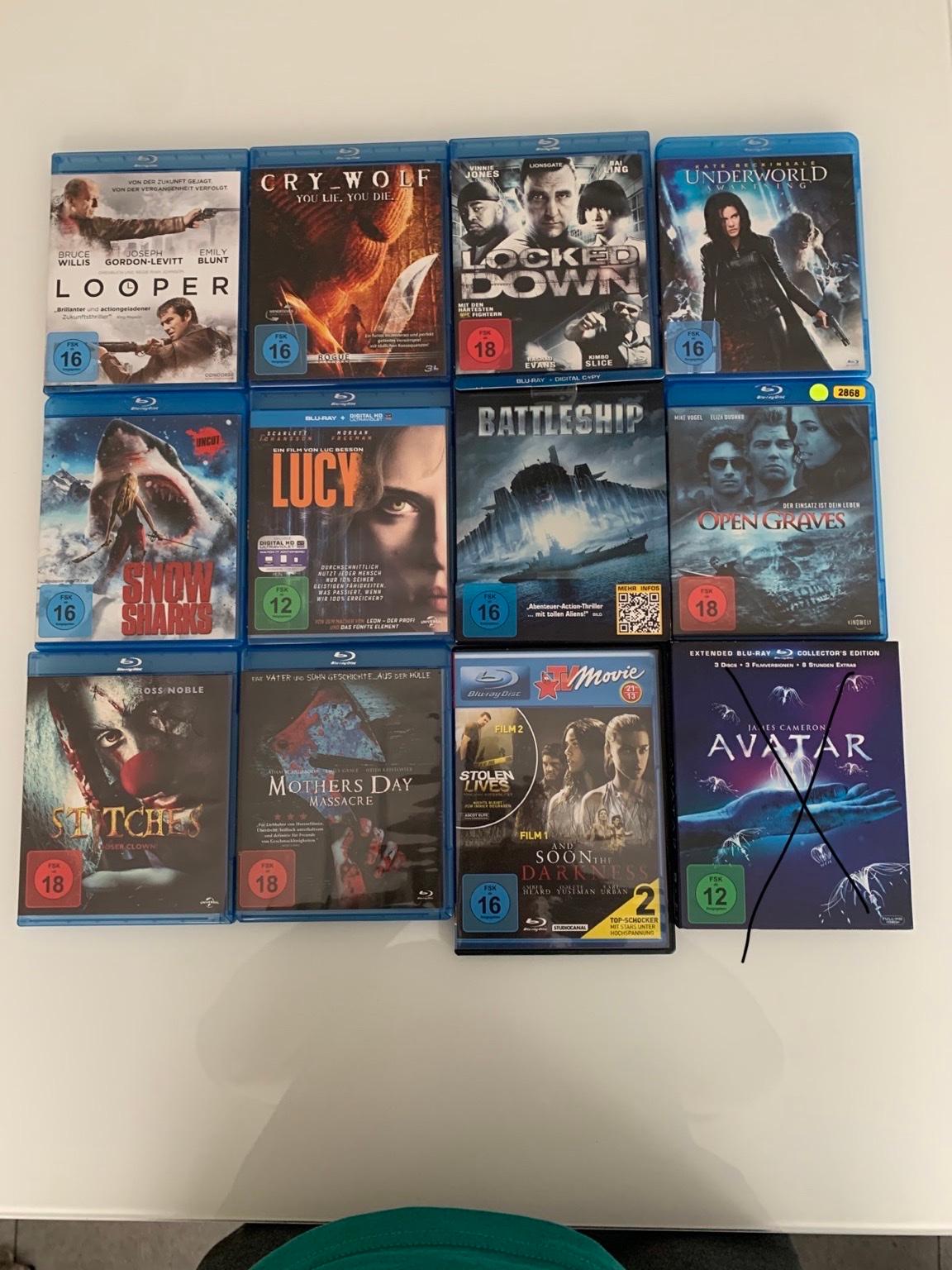 Sehr viele verschiedene blu Rays . #1