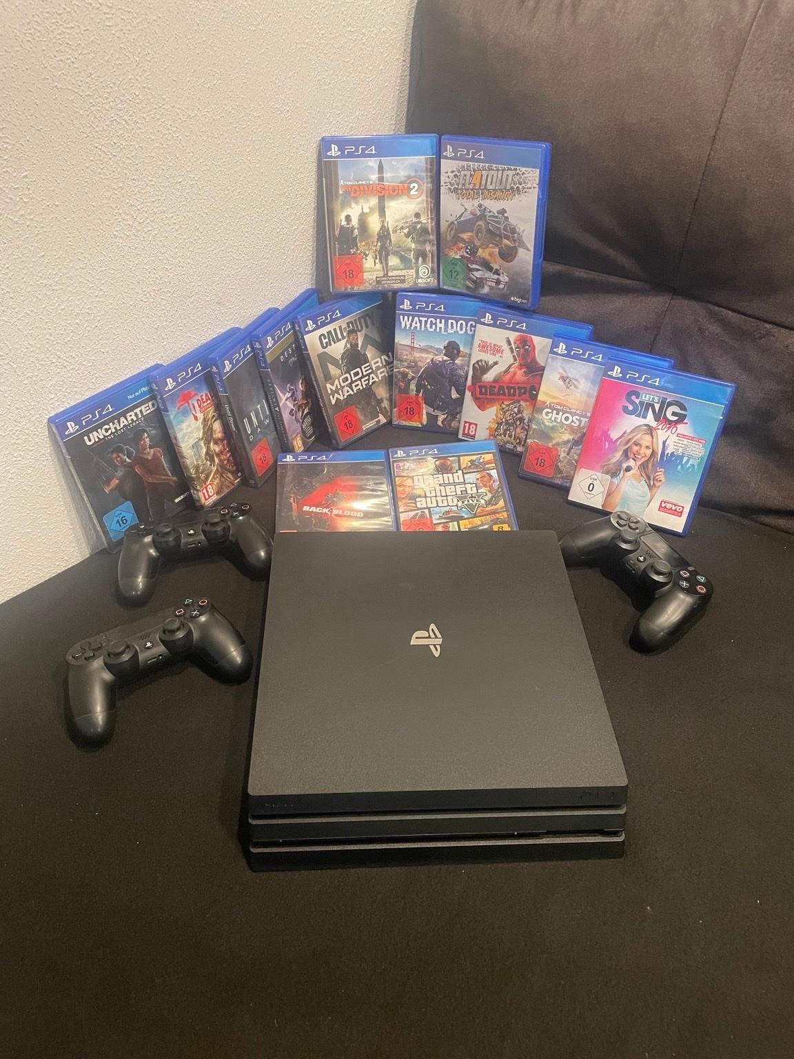 Ps 4 Pro mit drei Controller plus 14 spiele #1