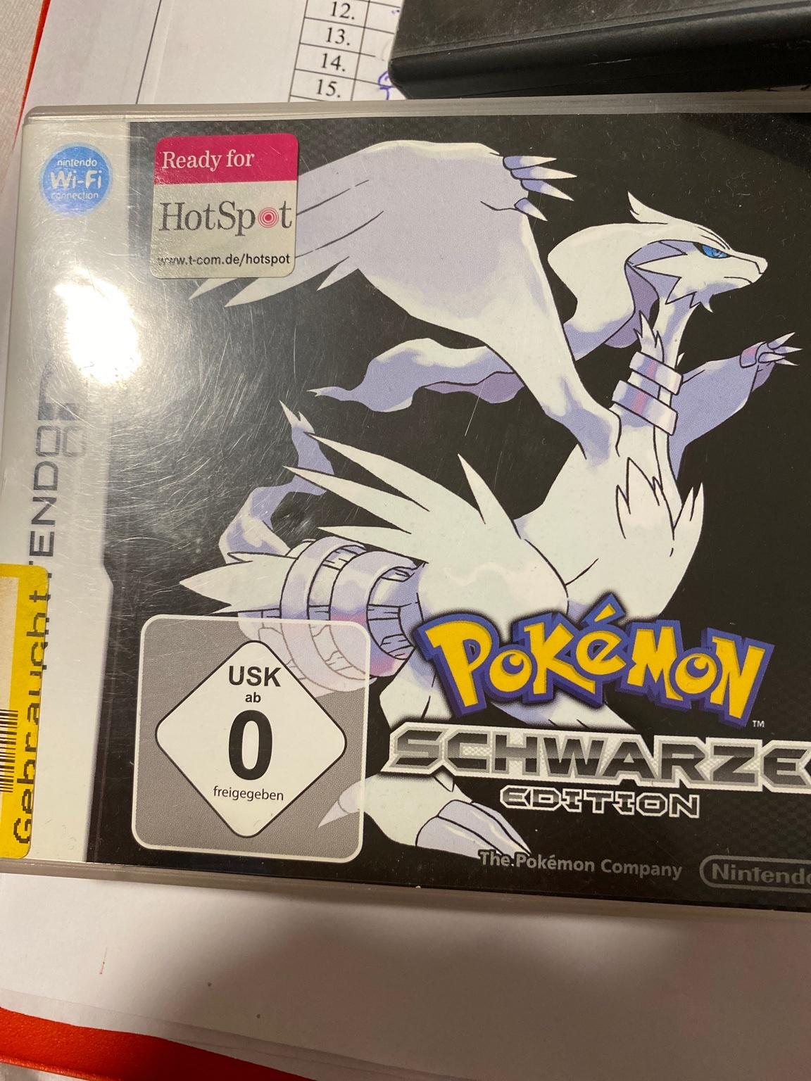 Nintendo DS Pokémon Schwarze Edition #1