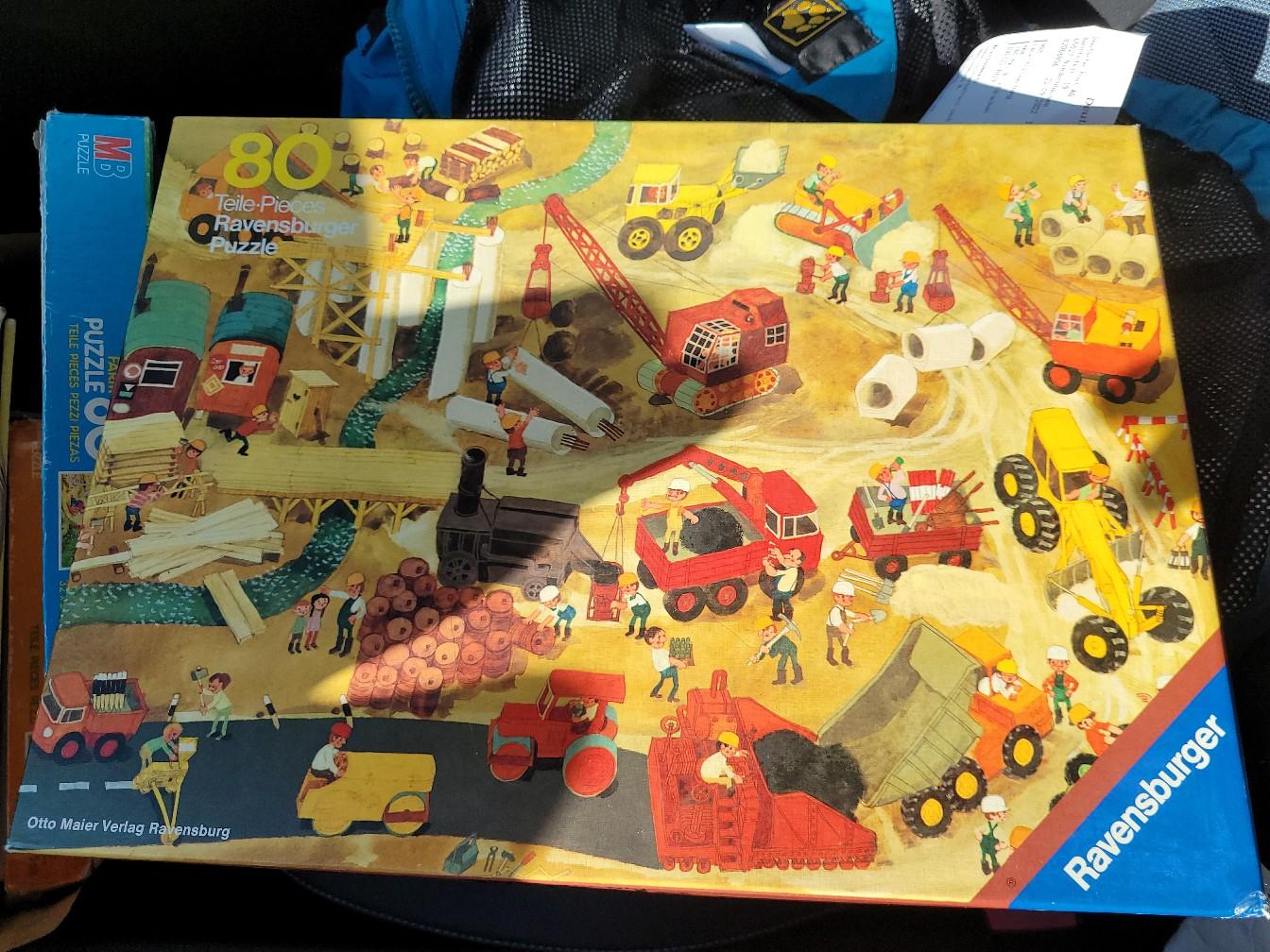 ravensburger  Puzzle Baustelle  80 Teile #1