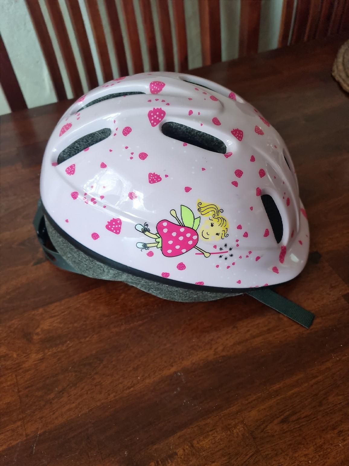 Fischer Fahrradhelm Kinder Erdbeer Uni S/M #1