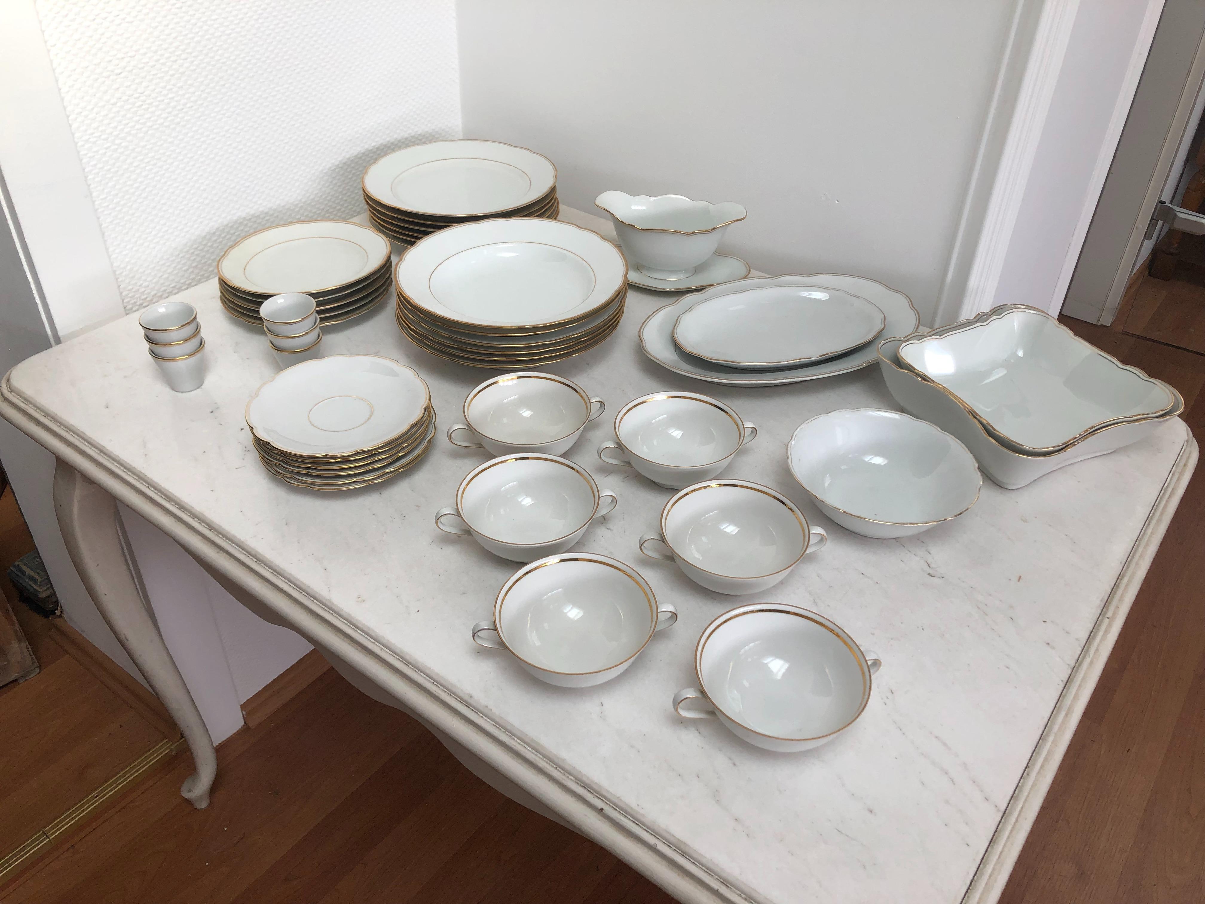 Speiseservice / Konvolut, 41 Teile, 6 Persone #1