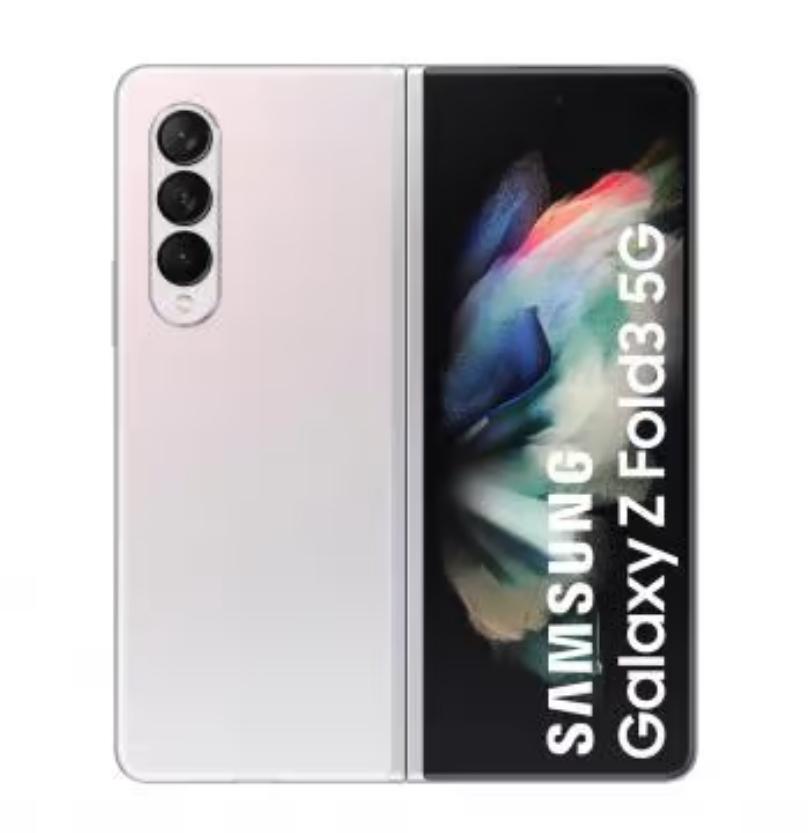 Samsung Fold 3 silber & Samsung carbon hülle #1