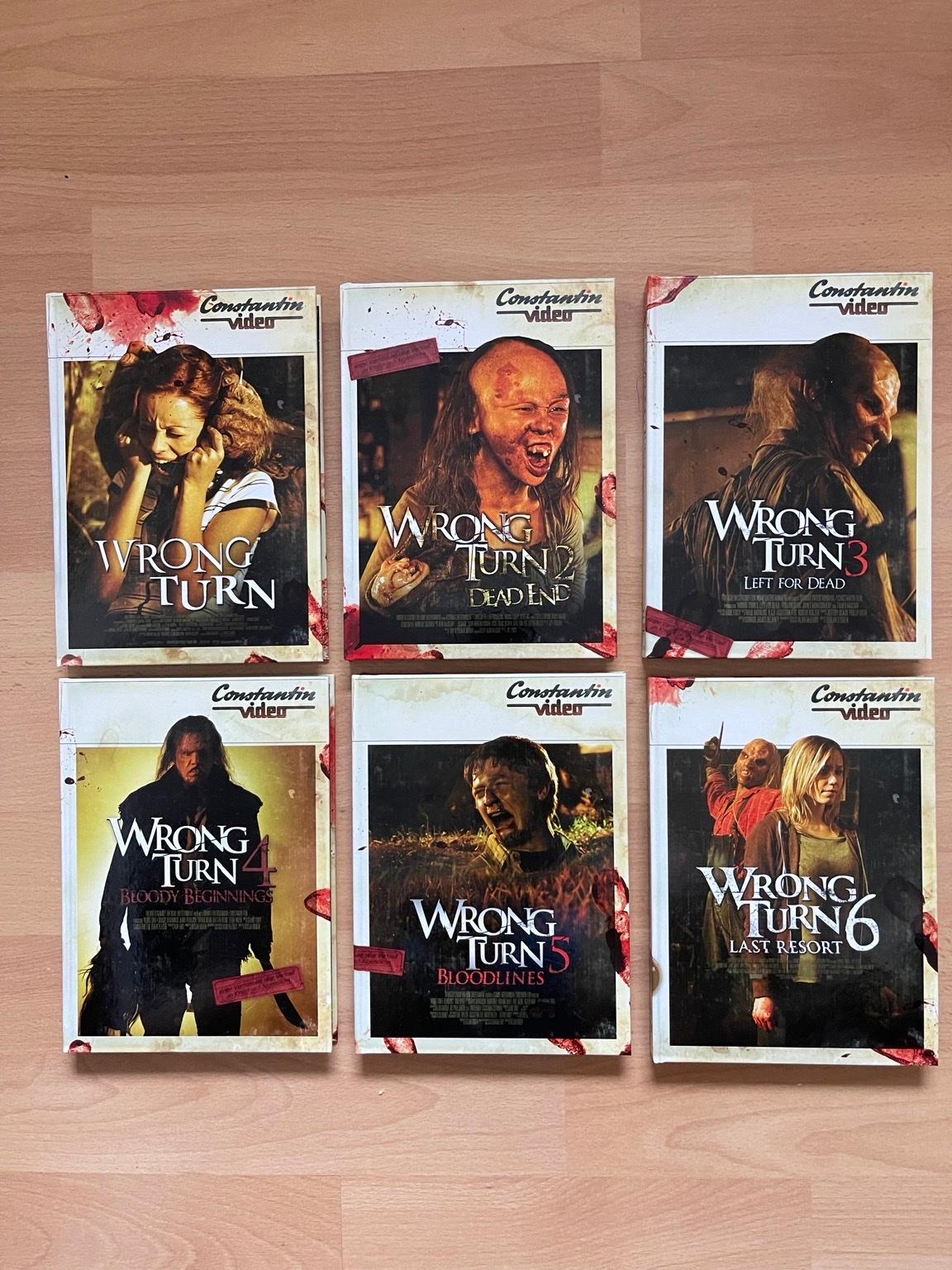 Wrong Turn 1-6 Mediabook Uncut #1