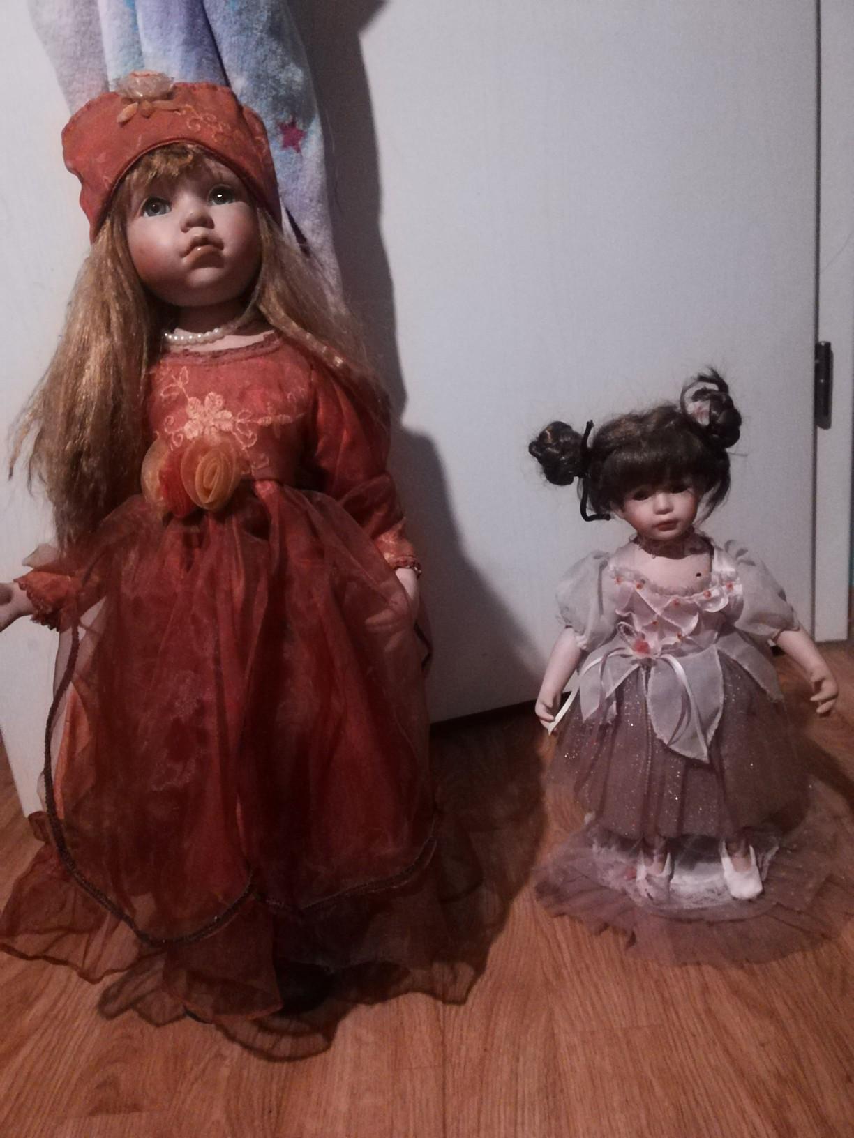 2 Porzellan Puppen Sammler, deko #1