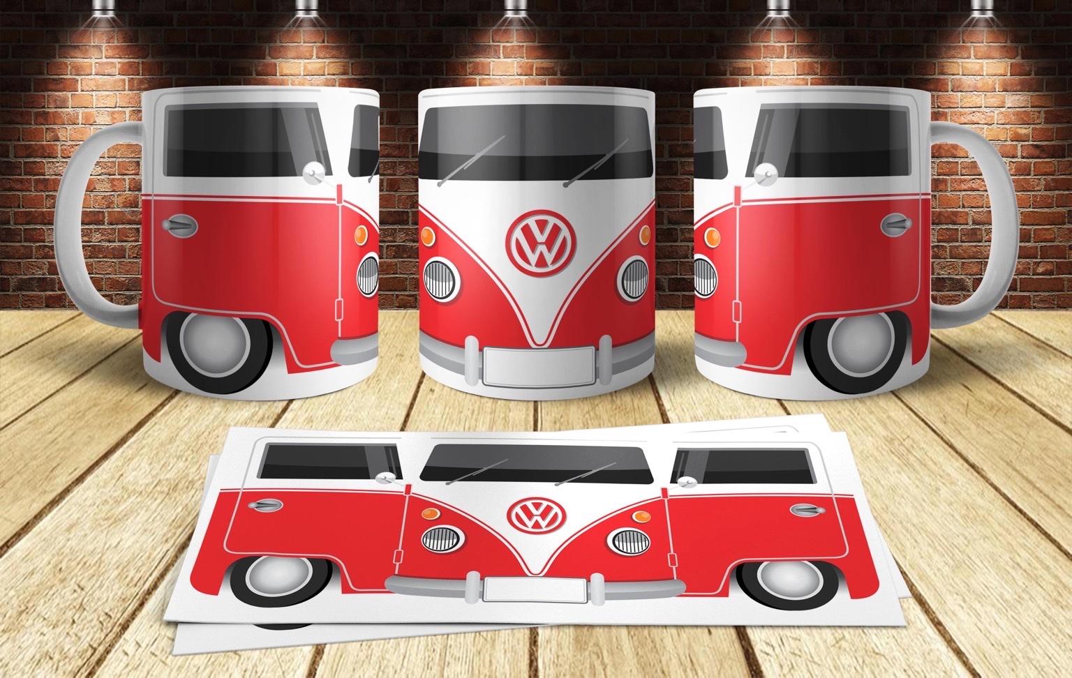 Personalisierte Tasse (Volkswagen Vintage 2) #1