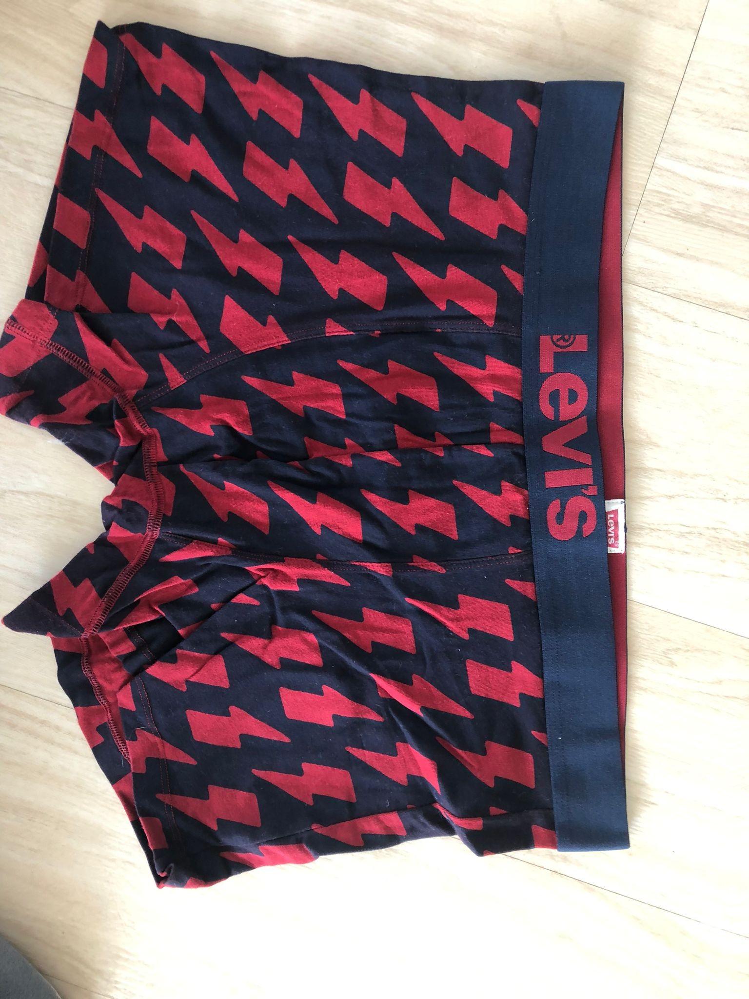 levis boxershorts blitze rot blau #1