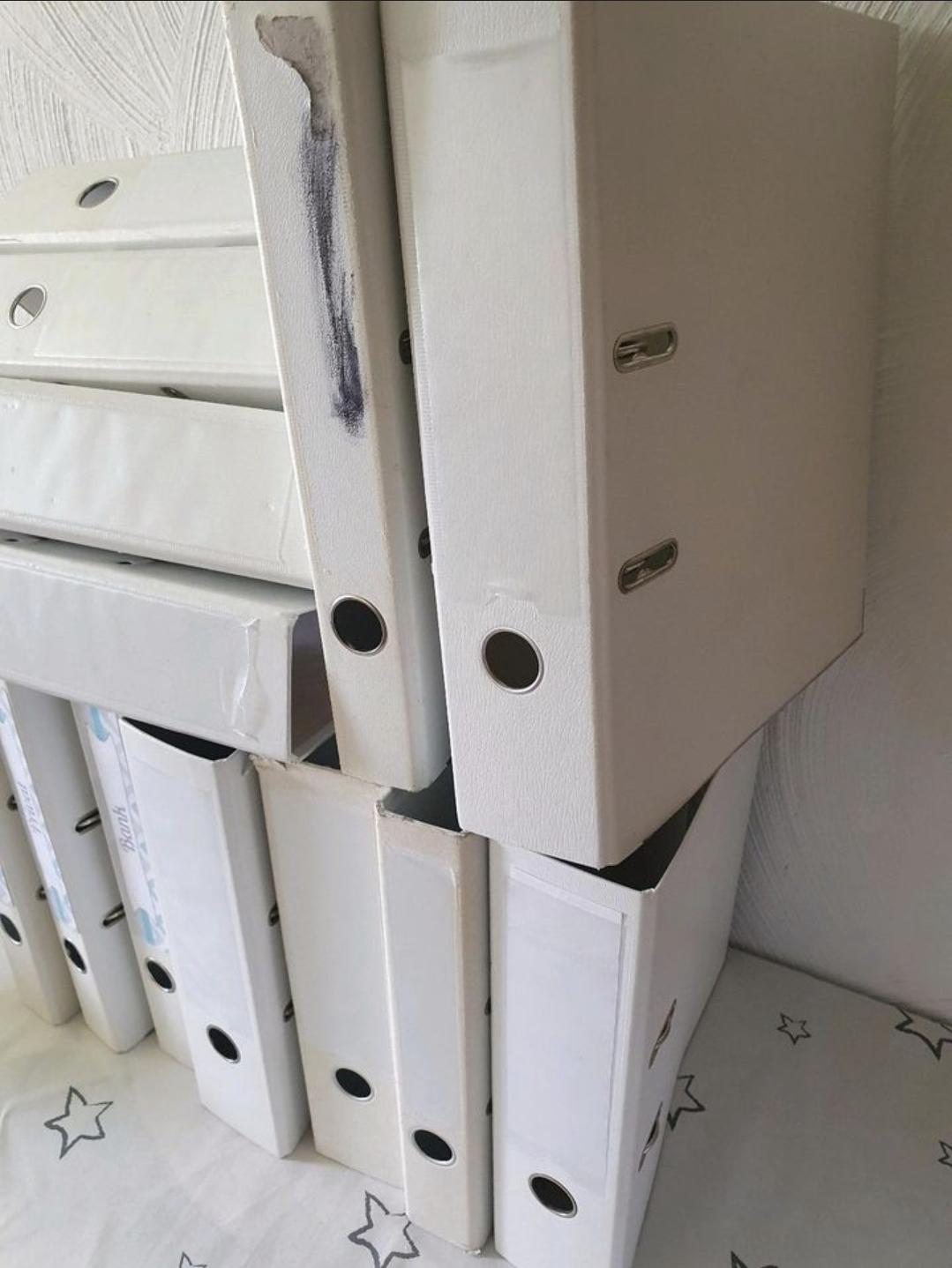 Ordner weiß schmal breit 12 Stück! #1