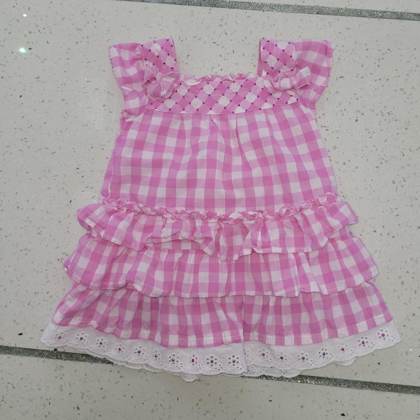 74  #Mädchen #Kleid #pink #strass #Schleife # #1