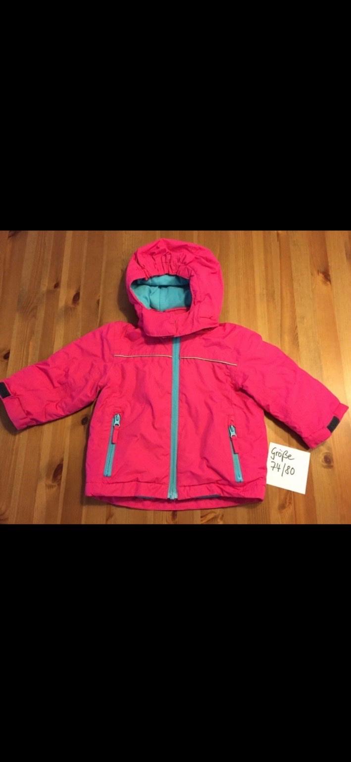 Winterjacke/Skijacke pink. Gr. 74/80 #1