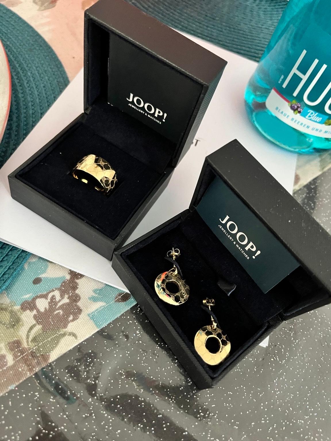 JOOP! Ohrringe Ring Gold Edelstahl neu #1