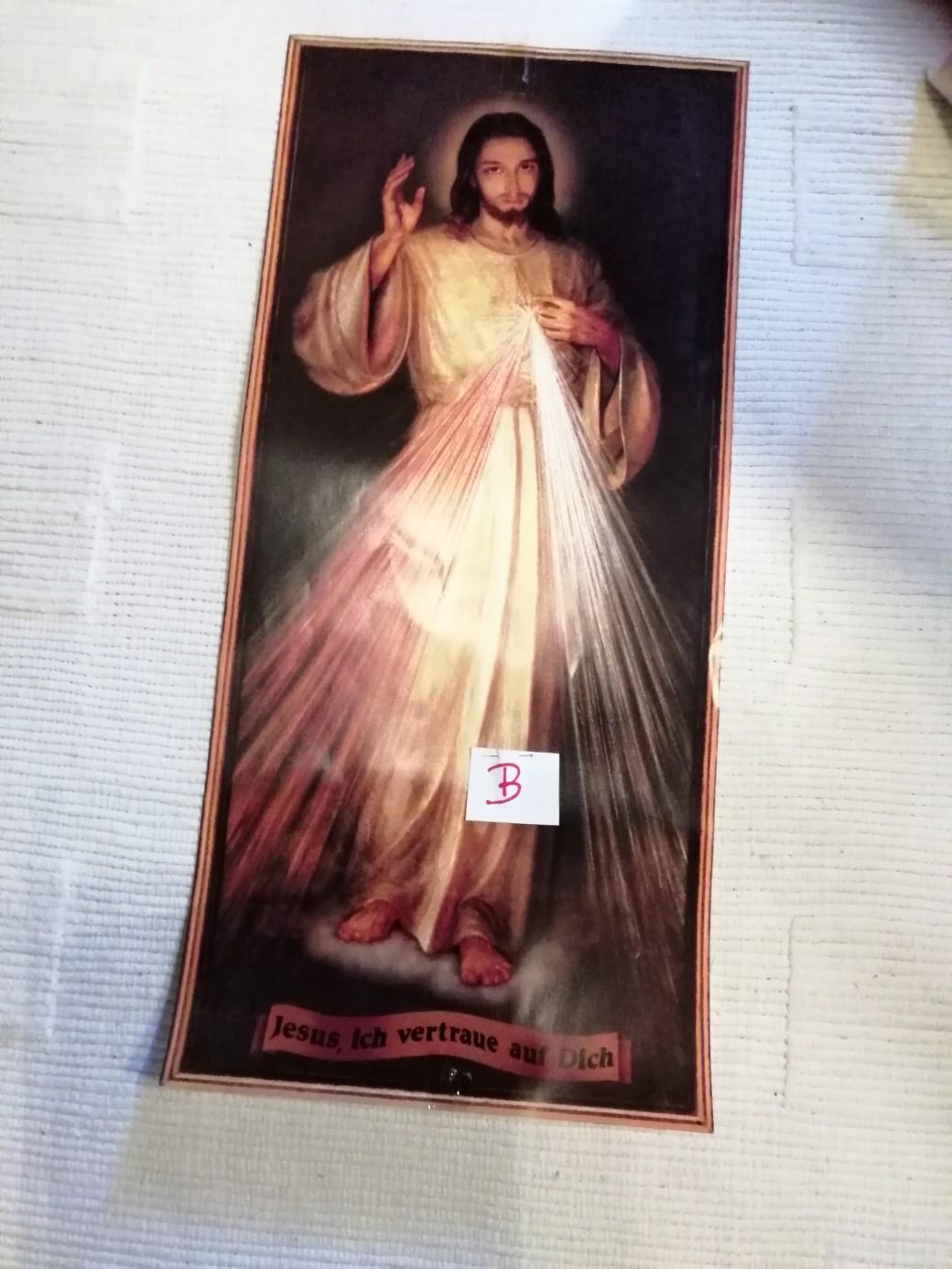 Heiligen Bild ohne Rahmen Barmherziger Jesus #1