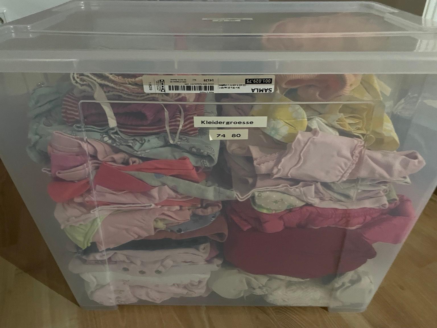 Kleiderpaket Mädchen Größe 74/80 #1