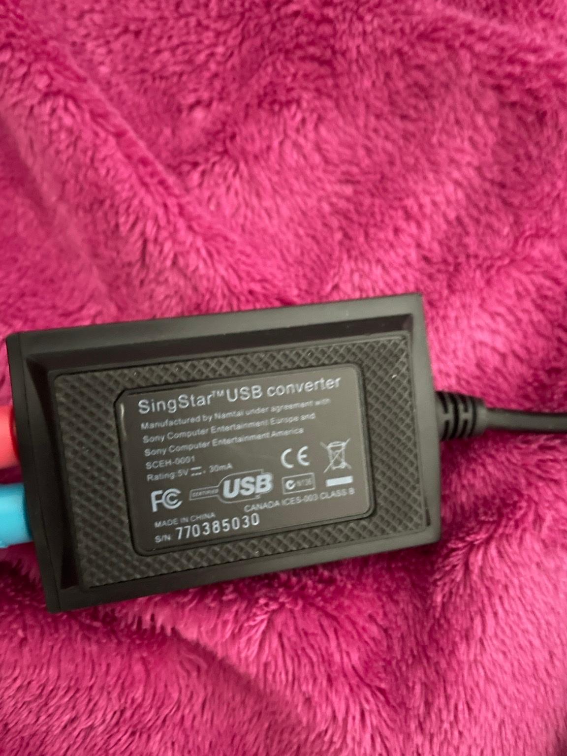 2 Singstar USB Mikrofone PlayStation 2 3 4 #1