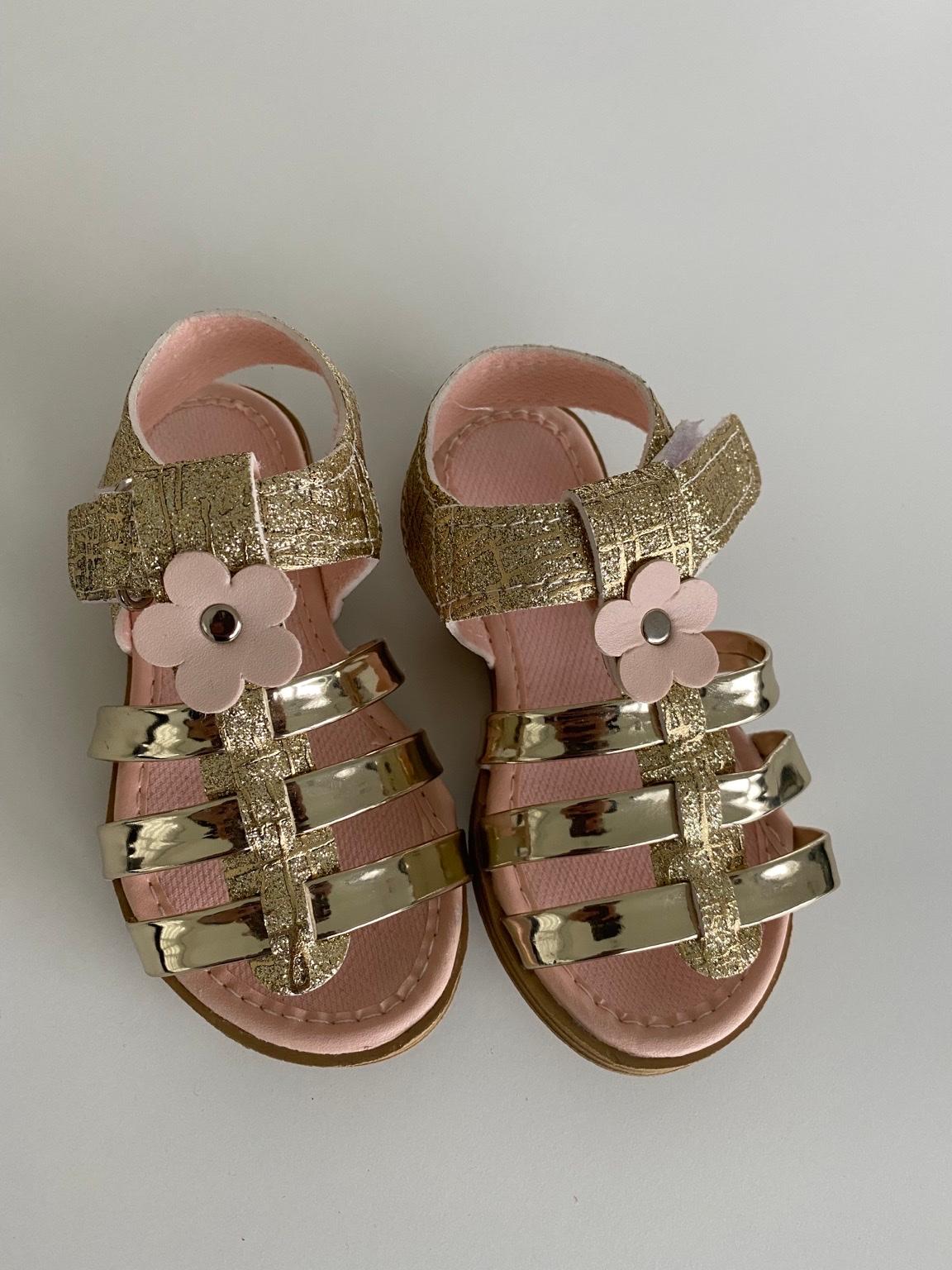 Mädchen Sandalen Festlich 24 Gold #1