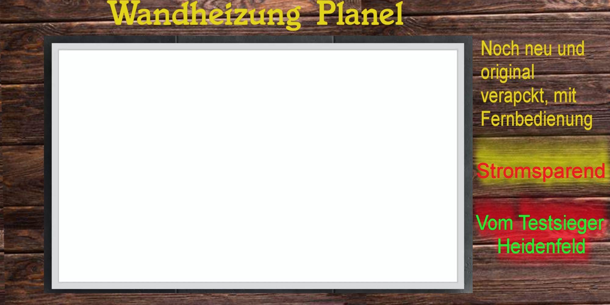 1 Wandheizung Heidinger NEU 1000 Watt #1