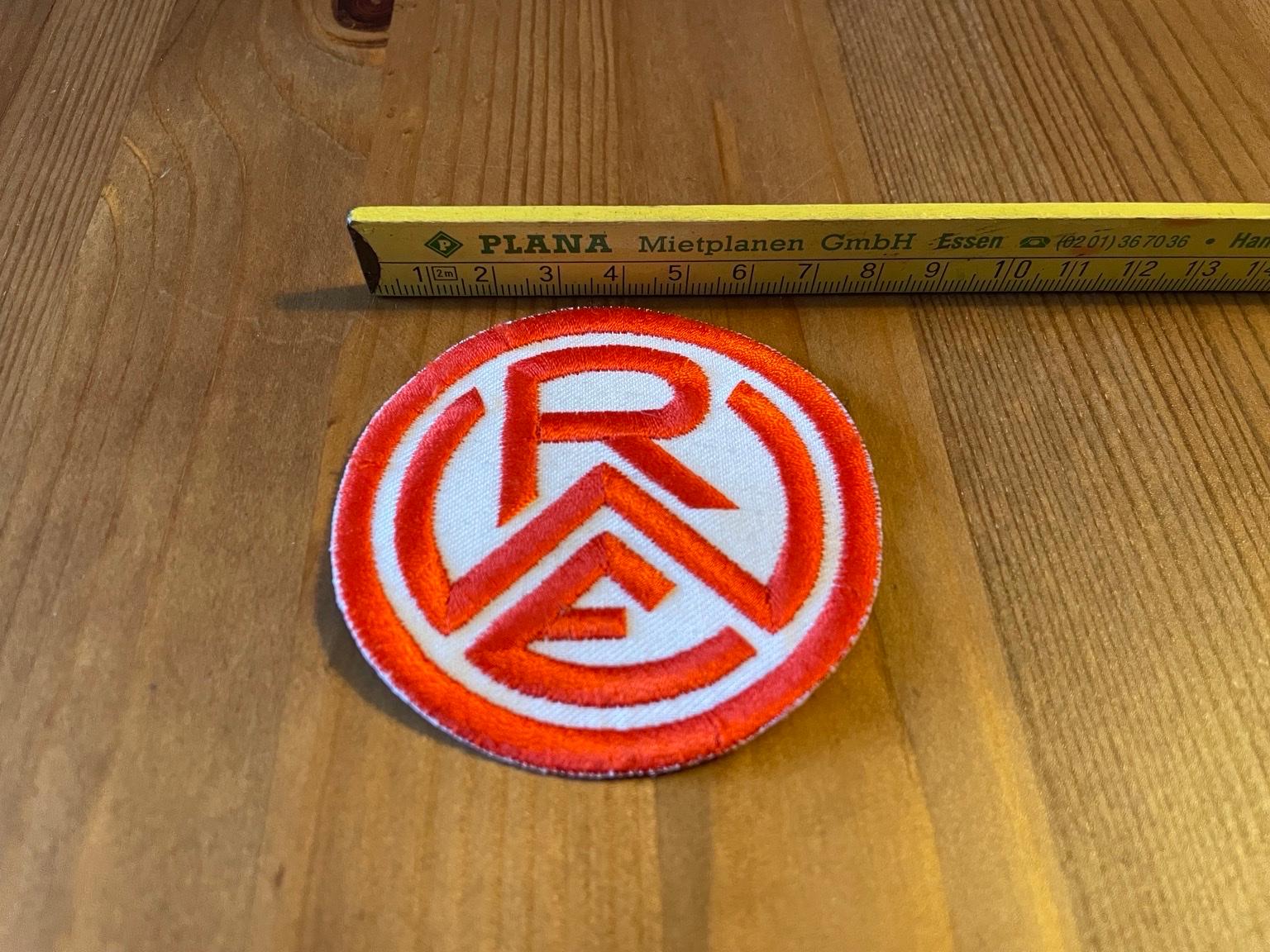 Rot Weiss Essen Emblem Logo Aufnäher RWE #1