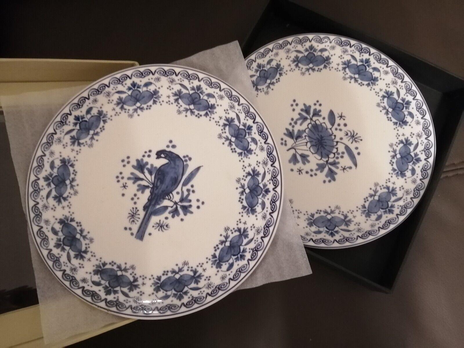 2er Set Teller >Ruks Museum< blau-weiß *NEU* #1