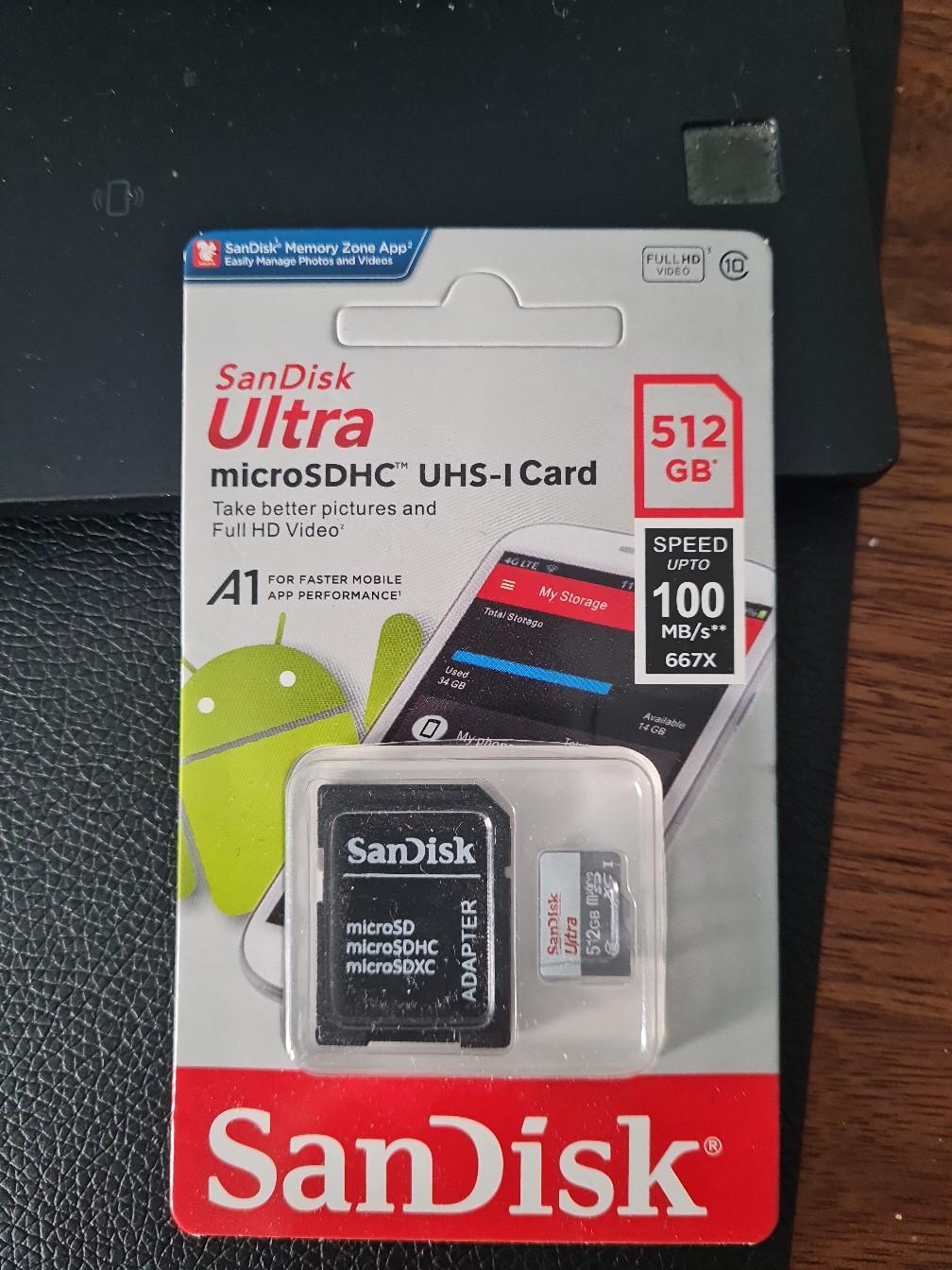 Sandisk Micro-SD-Karte 512 GB #1