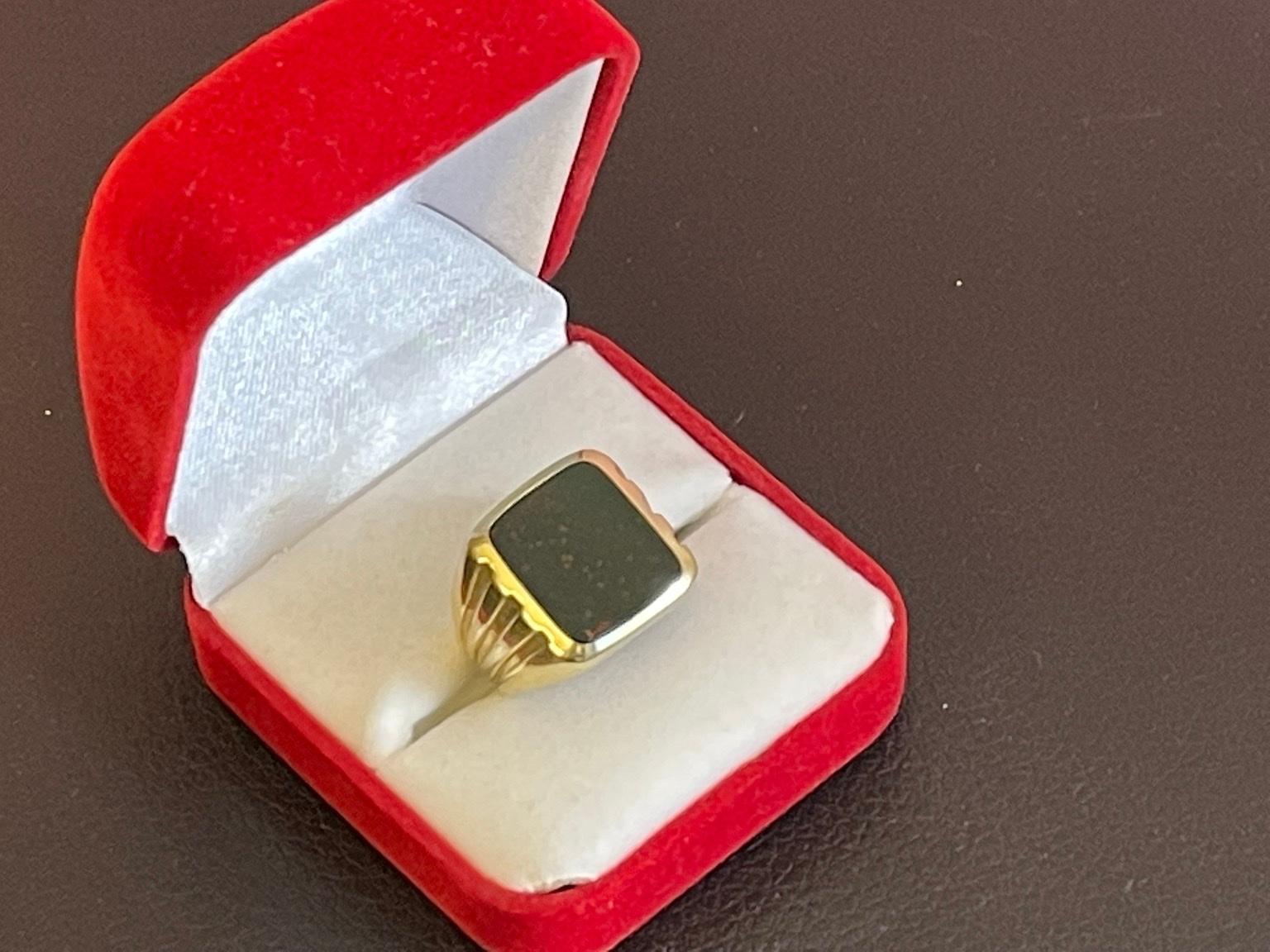Goldring 585 Herrenring 14K Siegelring ? #1