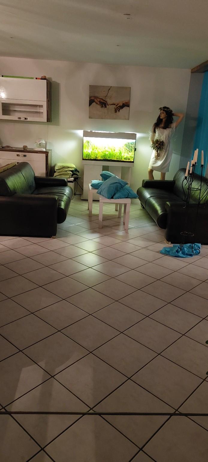 Ledersofa schwarz 2 und 3 Sitzer #1