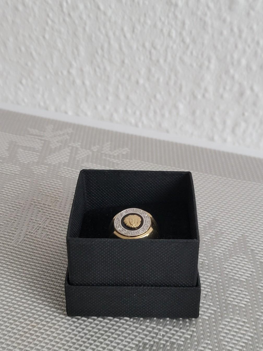 Versace Gold Ring 585er 14 Karat Medusa Echtg #1