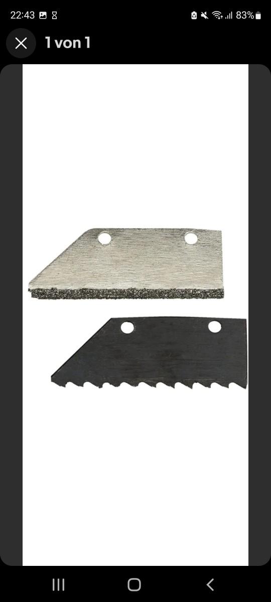 Fliesenfugbrett Schwert Ersatz Klingen #1