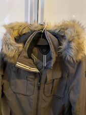 Northland Jacke Wind- und Wasserdicht Gr. S Olive/Khaki abnehmb Kapuze Kunstfell