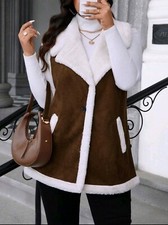 ärmellose lange jacke - lange,