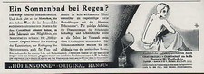 HANAU, Werbung 1910, Quarzlampen-Gesellschaft mbH Höhensonne