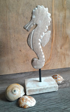 Shabby Seepferdchen Figur