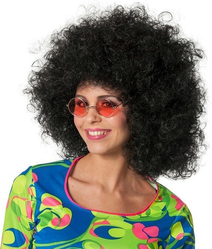Schwarze afro perücke - schwarze, afro-perÜcke