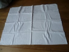 weiß farbende Tischdecke, Leinentischdecke mit Muster, 100 x 154 cm