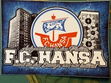 Aufkleber FC Hansa Rostock - Aufgewachsen in den Platten