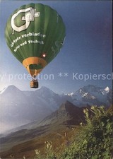 Heissluftballon Berge Schweiz