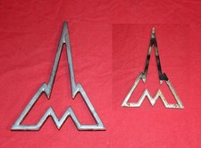 Magirus Deutz Emblem Münster 14 x 21 cm Alu 70er 80er Jahre , Schriftzug