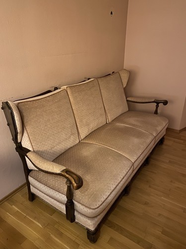 Antikes sofa zweisitzer rosa - antikes,