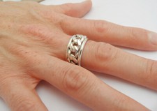 Kettenring Silber Größe 53 -