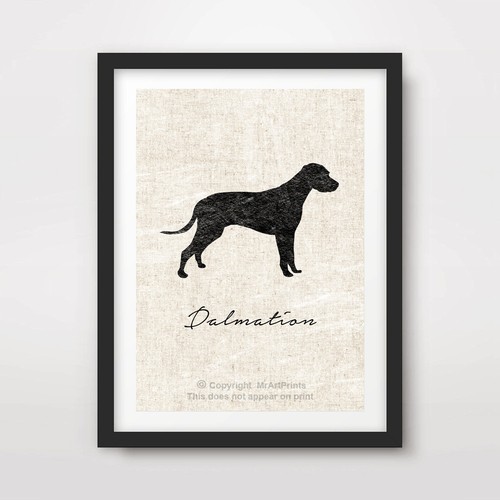 Dalmatiner hund kunstdruck - dalmatiner,
