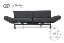 de Sede DS 140  Relaxsofa Multifunktionssofa Retro Frigg Leder schwarz