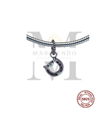 Charm Anhänger Charms Hufeisen Liebe Glück Herz Pferd 925 Silber  
