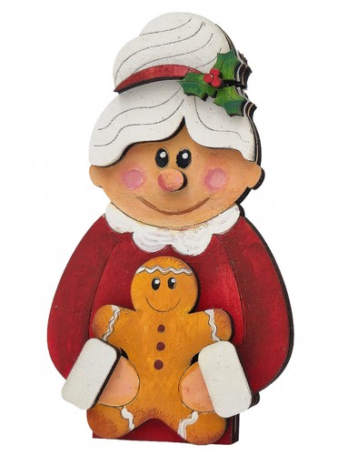 Steckfigur weihnachtsfrau oma - steckfigur,