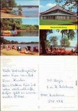 Neubrandenburg Kulturpark Bootshafen, Freibad, Stadthalle, HOG Badehaus g1979