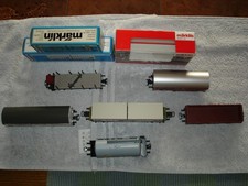 Märklin Güterwagen H0. Konvolut mit 6 Güterwagen. Darunter ein BASF-Kesselwagen.