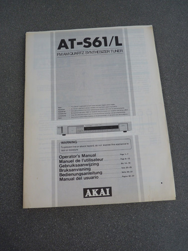 Original akai s61 fm - fm, am